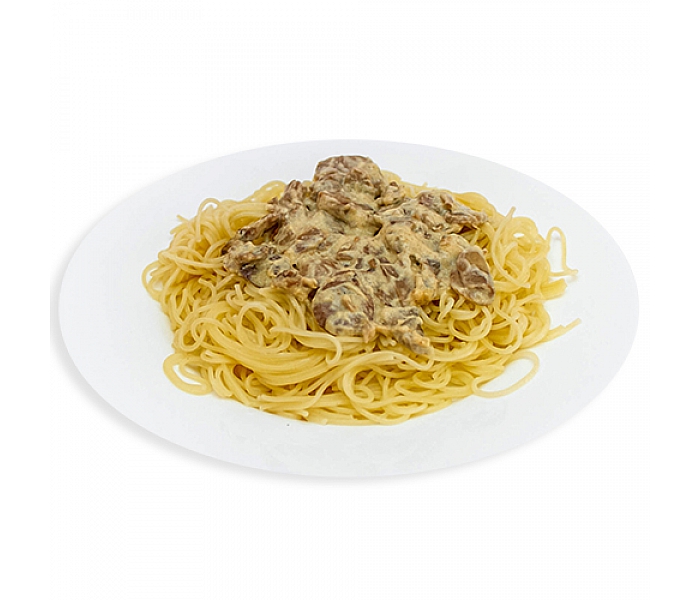 Спагетти в грибном соусе